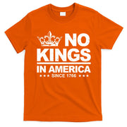 No Kings In America Vintage Democracy Since 1776 T-Shirt