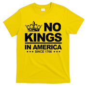 No Kings In America Vintage Democracy Since 1776 T-Shirt