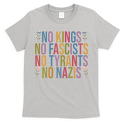 No Kings In America No Fascists We The People Political T-Shirt