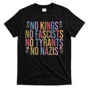 No Kings In America No Fascists We The People Political T-Shirt