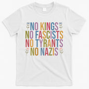 No Kings In America No Fascists We The People Political T-Shirt
