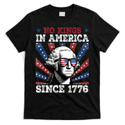 No Kings In America Since 1776 USA Flag Vintage T-Shirt