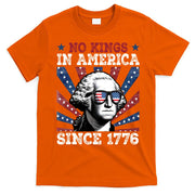 No Kings In America Since 1776 USA Flag Vintage T-Shirt