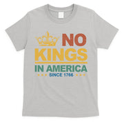 No Kings In America Vintage Democracy  T-Shirt