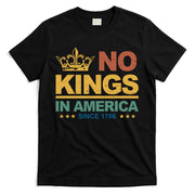 No Kings In America Vintage Democracy  T-Shirt