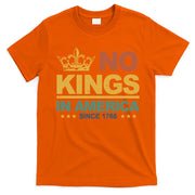 No Kings In America Vintage Democracy  T-Shirt