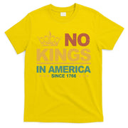 No Kings In America Vintage Democracy  T-Shirt