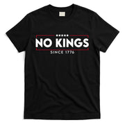 No Kings Since 1776 Simple Logo T-Shirt