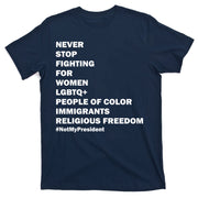 #NotMyPresident Not My President Quote T-Shirt