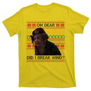 Oh Dear Did I Break Wind Funny Ugly Christmas T-Shirt