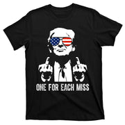 One For Each Miss Donald Trump Middle Finger Usa Funny T-Shirt
