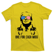 One For Each Miss Donald Trump Middle Finger Usa Funny T-Shirt