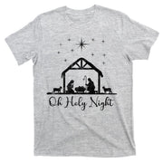 Oh Holy Night Jesus Stable In Bethlehem T-Shirt