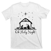 Oh Holy Night Jesus Stable In Bethlehem T-Shirt