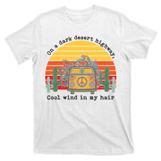 On A Dark Desert Highway Retro T-Shirt