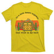 On A Dark Desert Highway Retro T-Shirt