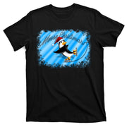 Penguin Skating Merry Christmas T-Shirt