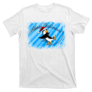 Penguin Skating Merry Christmas T-Shirt