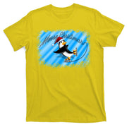 Penguin Skating Merry Christmas T-Shirt