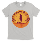 Paddle Girl Sunset Sport T-Shirt