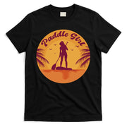 Paddle Girl Sunset Sport T-Shirt