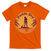 Paddle Girl Sunset Sport T-Shirt