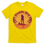 Paddle Girl Sunset Sport T-Shirt