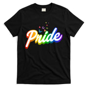 Pride Logo Rainbow Butterflies  T-Shirt