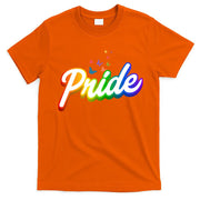 Pride Logo Rainbow Butterflies  T-Shirt