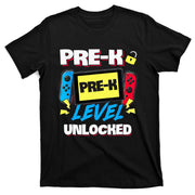 Preschool Level Unlocked Gaming Back To School T-Shirt