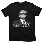 President Donald Trump Merica Patriotic USA Flag T-Shirt