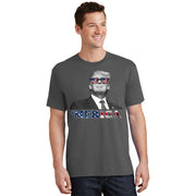 President Donald Trump Merica Patriotic USA Flag T-Shirt