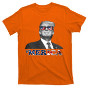 President Donald Trump Merica Patriotic USA Flag T-Shirt