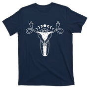 Pro Roe Middle Finger Uterus Womens Rights T-Shirt