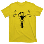 Pro Roe Middle Finger Uterus Womens Rights T-Shirt