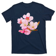 Pink Springtime Cherry Blossoms Sakura T-Shirt