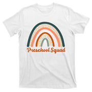 Preschool Squad Rainbow Back To School T-Shirt