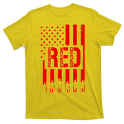 R.E.D Remember Everyone Deployed Red Friday Flag T-Shirt