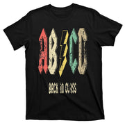 Retro ABCD Back in Class Vintage Back to School Teacher T-Shirt