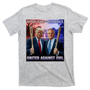 Republicans And Democrats United Against Evil Donald Trump Robert F Kennedy T-Shirt