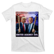 Republicans And Democrats United Against Evil Donald Trump Robert F Kennedy T-Shirt
