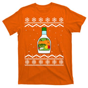 Ranch Bottle Funny Ugly Christmas T-Shirt