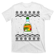 Ranch Bottle Funny Ugly Christmas T-Shirt