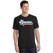 Retro America Patriotic USA 4th Of July For Women T-Shirt