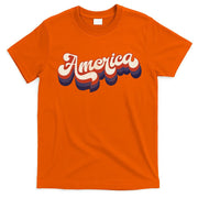 Retro America USA Vintage 4th Of July T-Shirt
