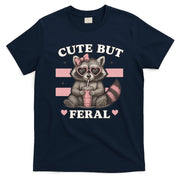Raccoon Cute But Feral Funny Animal T-Shirt