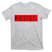Resist Campaign Red Box Logo Anti-Trump T-Shirt