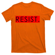 Resist Campaign Red Box Logo Anti-Trump T-Shirt