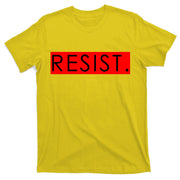 Resist Campaign Red Box Logo Anti-Trump T-Shirt