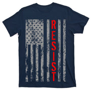 Resist Retro USA Flag The Resistance Anti Trump T-Shirt